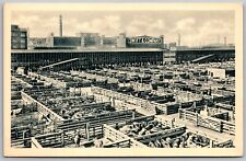 Vtg Illinois IL Swift & Company Chicago Plant Stock Yard Postcard picture