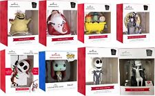 SET OF 8 NIGHTMARE BEFORE CHRISTMAS ORNAMENTS 2023 HALLMARK VHTF  picture
