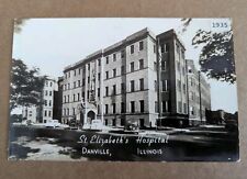 RPPC St. Elizabeth's Hospital In Danville Illinois Vintage Postcard (*Read Note) picture