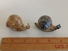 Snail Vintage Tiny Miniatuire Figures (2) Made in Japan picture