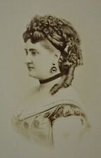1870s CDV Carte Photo Carlotta Patti Italian Opera Sopano By Reutlinger Paris picture