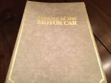 History of the Motor Car Book VTG picture