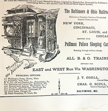 Vintage Ad 1924 Ephemera Royal Blue Line Trains picture
