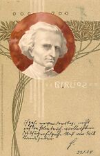 Art Nouveau Louis-Hector Berlioz French Romantic music composer postcard 1904 picture