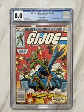 G.I. Joe A Real American Hero #1 (1982) CGC 8.0 1st Print Newsstand White Pages picture
