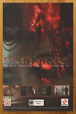 2001 Silent Hill 2 PC PS2 Playstation 2 Vintage Print Ad/Poster Horror Game Art picture