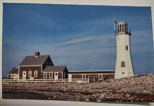Scituate LightHouse Massachusetts Chrome Postcard Unposted Mass picture