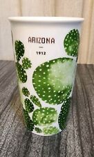 Starbucks Arizona 1912 Ceramic Travel Tumbler Cactus picture