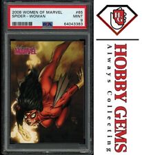 SPIDER-WOMAN PSA 9 2008 Rittenhouse Women of Marvel #65 picture