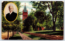 Original Old Vintage Outdoor Postcard Central Presbyterian Church Denver, CO USA picture