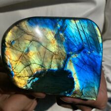 1.6lb Natural Flash Labradorite Quartz Crystal Freeform rough Mineral Healing picture