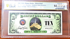 2014 D $10 SPACE MOUNTAIN DISNEY DOLLAR picture