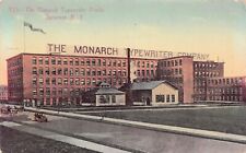 Syracuse NY New York Monarch Typewriter Works Remington Yost Vtg Postcard C28 picture