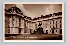 RPPC Wien Vienna Josefsplatz Austrian National Library Real Photo Postcard picture