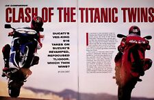1998 Ducati 916 vs Suzuki TL1000R - 9-Page Vintage Motorcycle Test Article picture