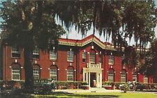 Vintage Florida Chrome Postcard Daytona Beach Bethune Cookman College Admin picture