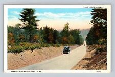 Reynoldsville PA-Pennsylvania, Lake to Sea Highway, Vintage c1930 Postcard picture