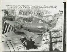 1958 Press Photo Frisco freight train wreckage near Hardy, Arkansas - nei37070 picture
