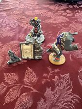 Lot Of 4 Pewter Clown and Circus Pieces picture