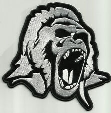ANGRY GORILLA HEAD MOTORCYCLE JACKET VEST BIKER PATCH picture
