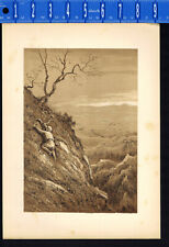 Pictorial Scene 1869 Tinted Lithograph The Pilgrim's Progress - Claude Conder #3 picture