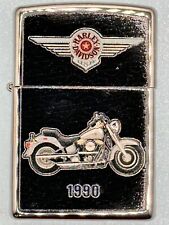 2016 Harley Davidson 1990 Motorcycle Chrome Zippo Lighter NEW picture