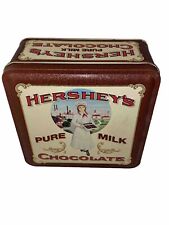 Vintage Edition #2 1992 Hershey's Pure Milk Chocolate Advertising Tin  picture