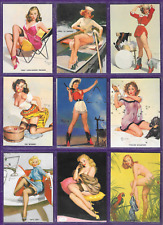 Sample Set of 10 Gil Elvgren Pin-Ups Mint 1995 Trading Cards #'s 11 to 20 Sexy picture