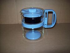 vintage Gemco Microwave Micro-Perk Coffee maker percolator BLUE USA made picture