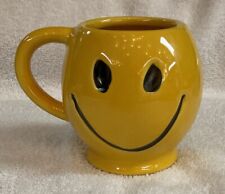 Vintage 70s McCoy SMILEY FACE MUG Have A Nice Day Ceramic Made USA Groovy Mod picture