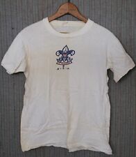Vtg 1960s BSA Be Prepared Federal Eagle Logo T-shirt 100% Cotton Boy Scouts Sz S picture