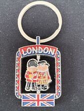 London England UK King’s Guard Beefeater Keychain Spinner Key Ring Travel picture