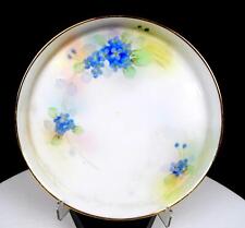 Nippon Porcelain Floral HandPainted Shallow Round Antique 6.7