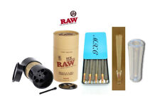Raw 6 six Shooter loader king size+steel slide lock case+glass cone tip picture