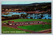 Spooner Wisconsin Country House Motor Hotel Motel AAA WI Postcard picture