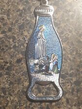 Our Lady of Fatima Blessed Virgin Mother Mary Medal Bottle Opener Keychain  picture