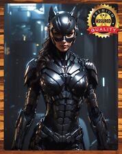 Catwoman - Iron Outfit - Rare - Metal Sign 11 x 14 picture