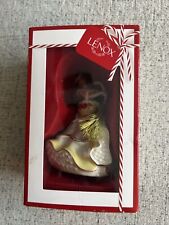 LENOX DISNEY SHOWCASE COLLECTION PRINCESS BELLE ORNAMENT 4.5 in NEW IN BOX picture