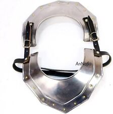 FULLY FUNCTIONAL KNIGHTS TEMPLAR CRUSADER MEDIEVAL COSTUME GORGET NECKPLATE picture