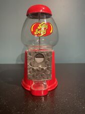 Vintage 9” Jelly Belly Gumball Machine / Dispenser Glass Globe & Metal Base picture