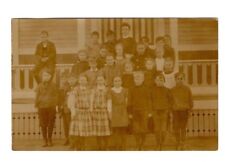  Keene New Hampshire RPPC Young Students Class Photo With Teacher c.1908 NH 12 picture
