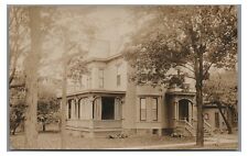 RPPC Large Victorian House Americana Vintage Real Photo Postcard picture