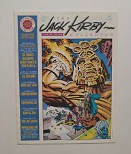 The Jack Kirby Collector #8 Magazine Format KEY 1st Color Cover RARE HTF NICE picture