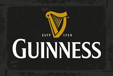 Guinness Beer Rustic Vintage Sign Style Poster picture