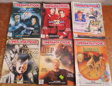 Lot of 6 Vintage 90's Cinefantastique Magazine Star Trek, Jurassic Park, Alien3 picture