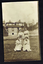 c1907 Ladies and Little Girl RPPC Real Photo Postcard picture