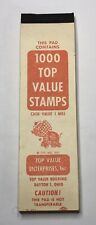Vintage 1967 Full Unused Book Of 1000 Top Value Stamps Ohio Dayton OH Elephant picture