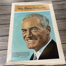 Vintage Why Barry Goldwater Politica Advertisement Paper picture