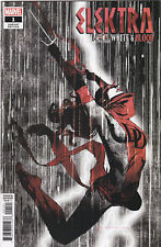 ELEKTRA BLACK WHITE BLOOD #1 - 1:25 Sienkiewicz VARIANT Cover (Marvel 2022) picture