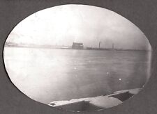 VINTAGE 1901 DETROIT MICHIGAN WINDSOR ONTARIO CITY VIEW DETROIT RIVER OLD PHOTO picture